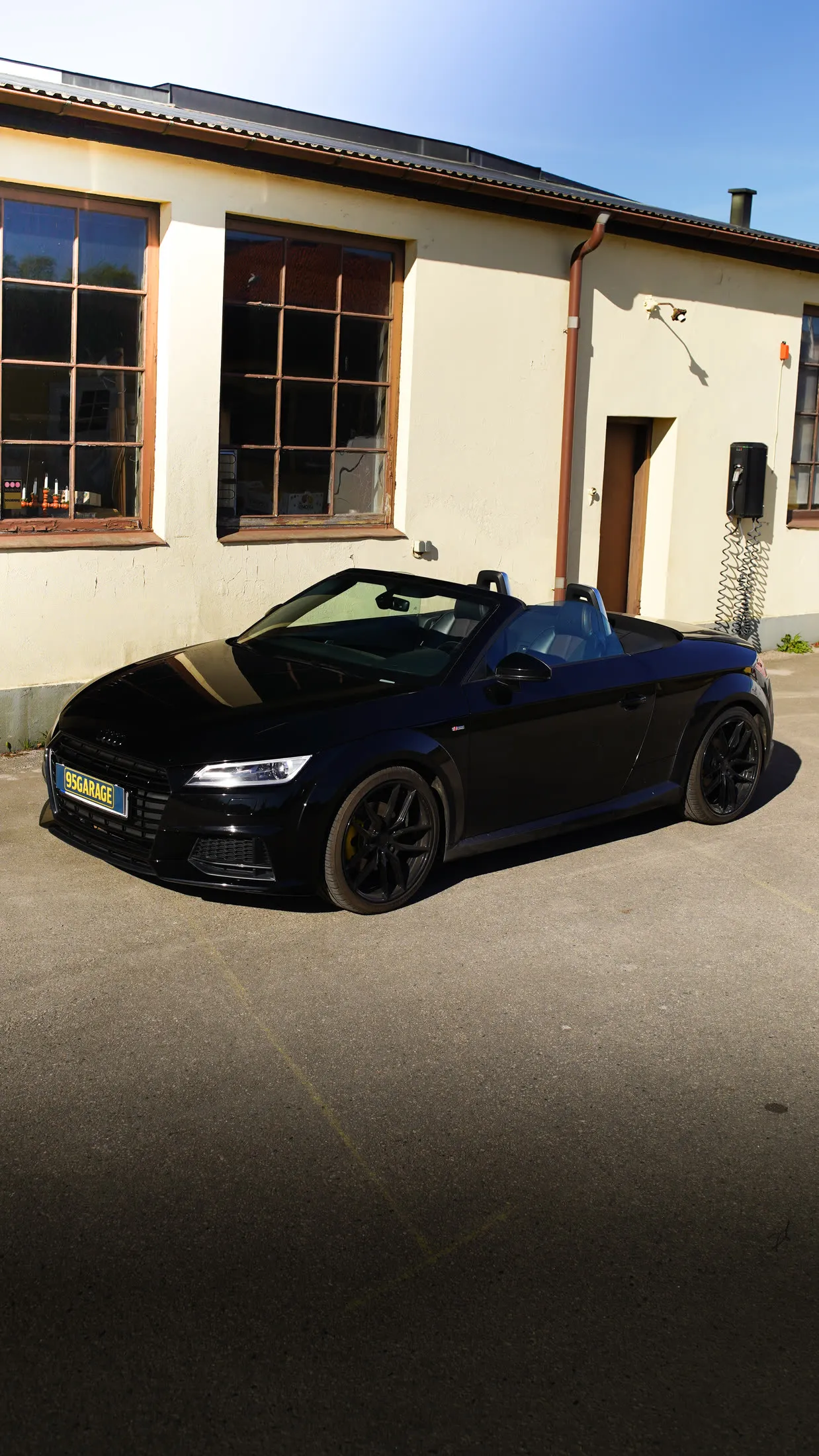 Audi TT cabriolet efter rekond