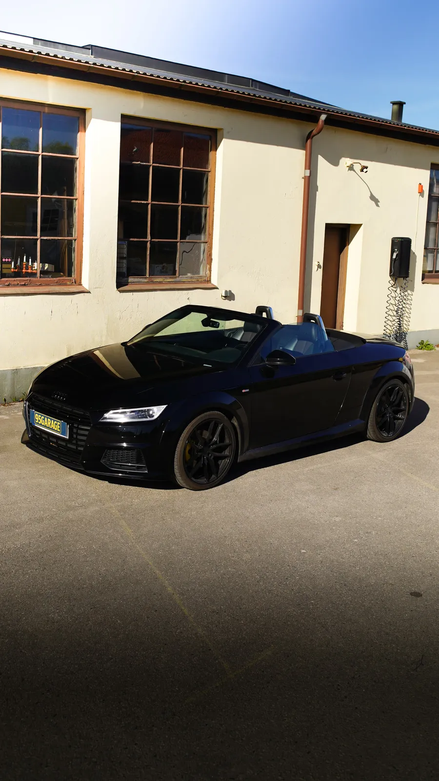 Audi TT cabriolet efter rekond