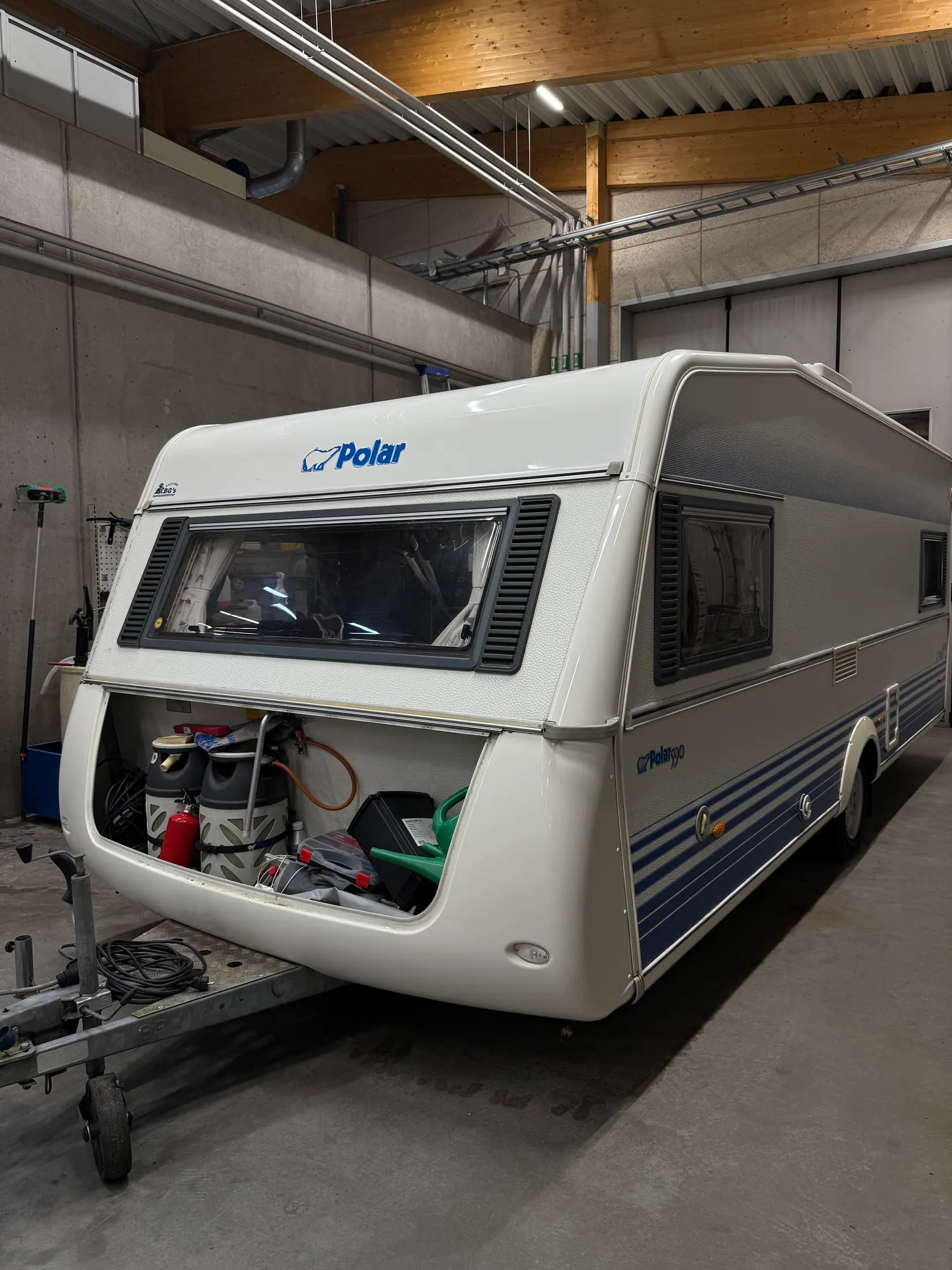 Husvagn rekonditionerad på plats hos kunden